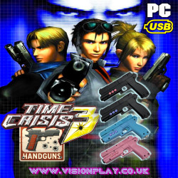 2x Time Crisis 3 Arcade Guns